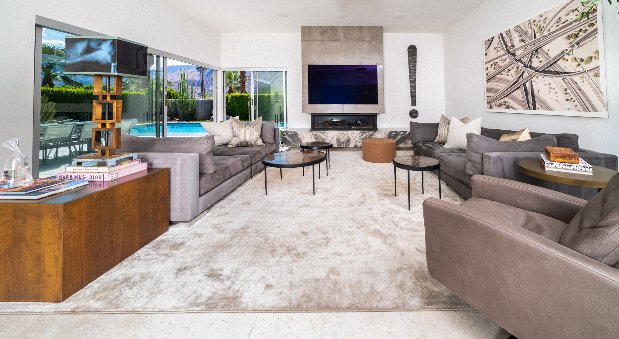 Palm Springs interior photography, house 02