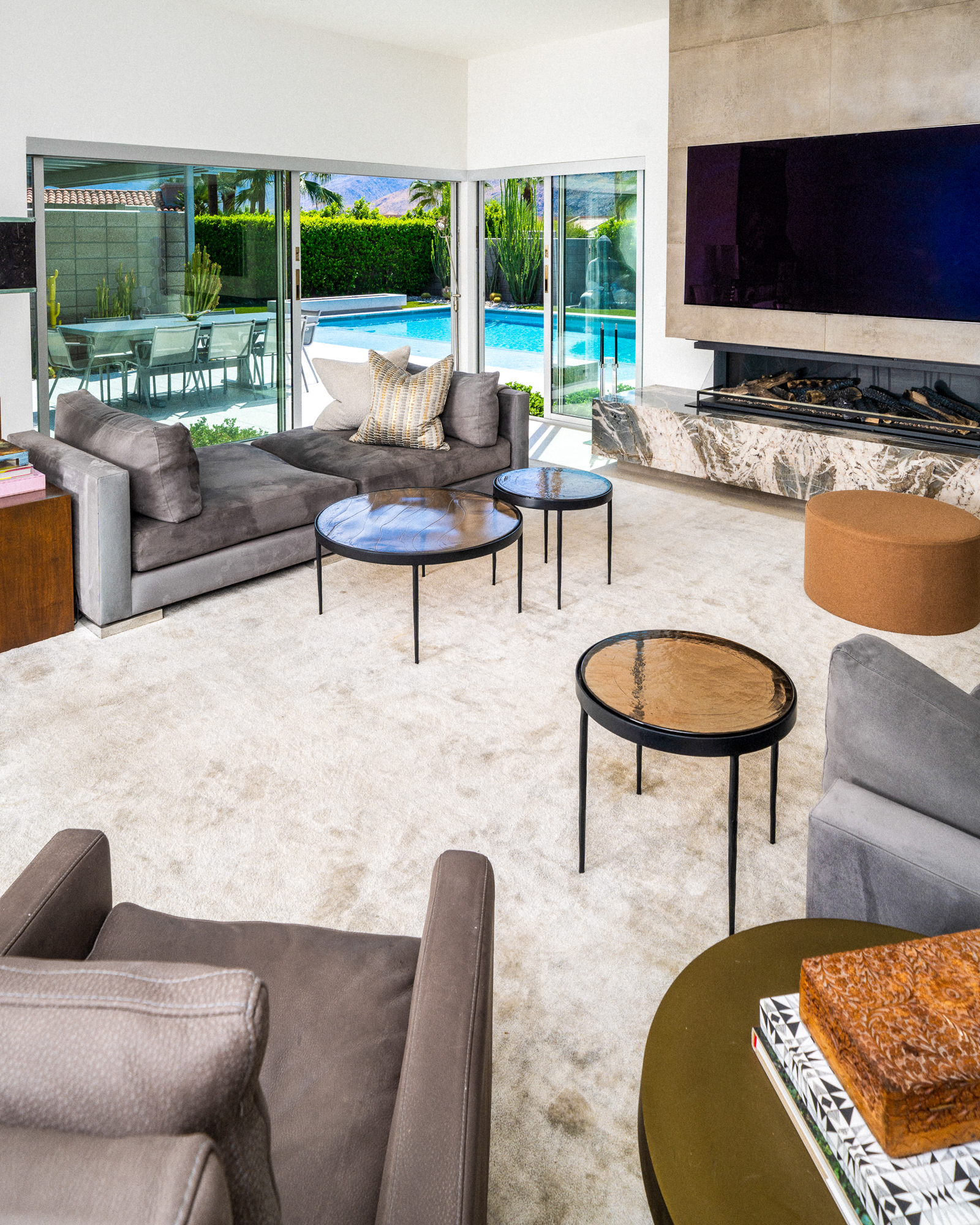 Palm Springs interior photography, house 02