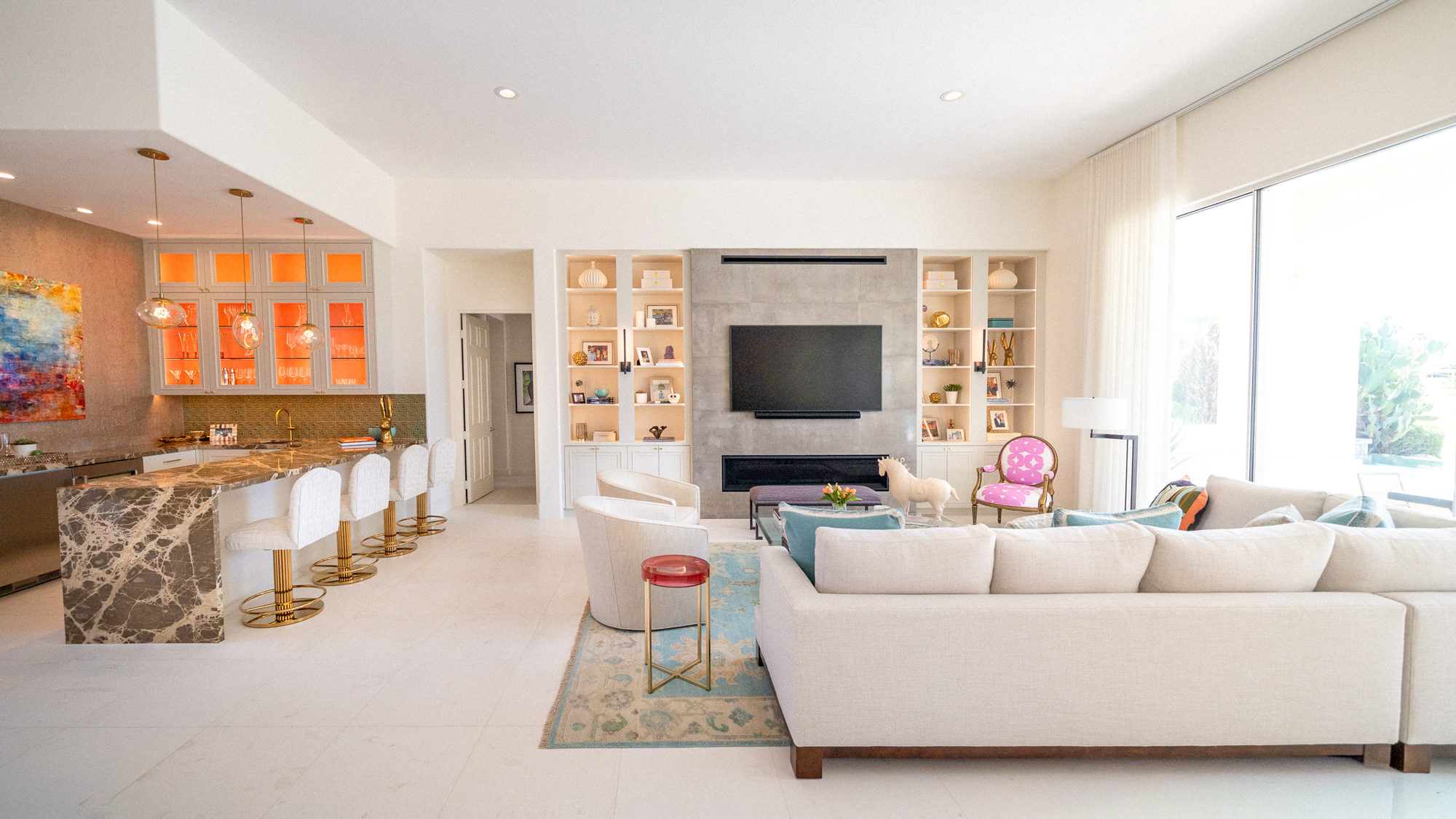 Palm Springs interior photography, house 01